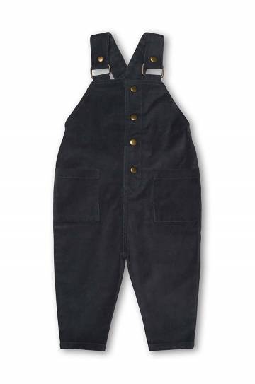 Детские хлопковые брюки Thats mine цвет синий однотонные