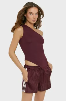 Женский бордовый топ Бордовый M Tally Weijl SSLPESOURA