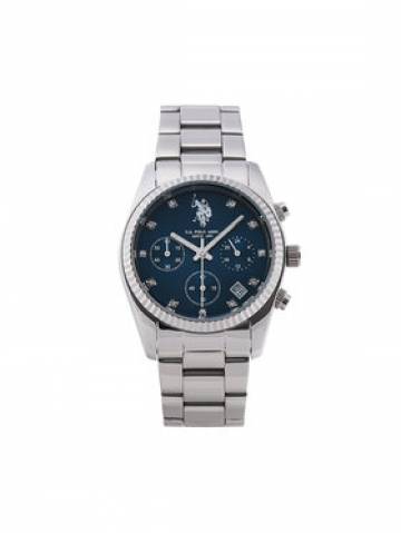 U.S. Polo Assn. Годинник Amelie USP8320BL Срібний U.S. Polo Assn. Годинник Amelie USP8320BL Срібний