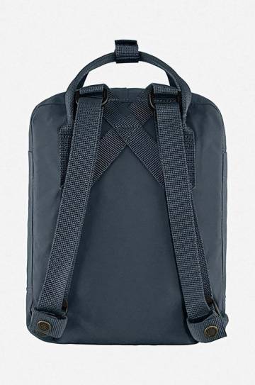 Рюкзак Fjallraven Kanken Mini цвет синий маленький с аппликацией F23561.560-560 Рюкзак Fjallraven Kanken Mini цвет синий маленький с аппликацией F23561.560-560