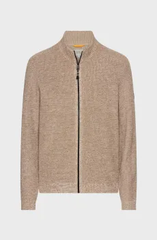 Мужской бежевый кардиган Бежевый L Camel Active 409501-6K08-11