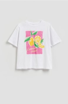 Reserved - Футболка з принтом - білий - 391HT-00X
