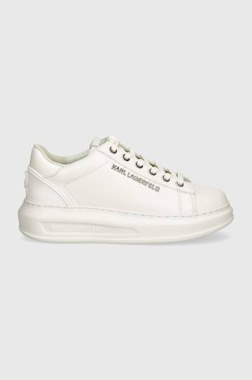 Кожаные кроссовки Karl Lagerfeld KAPRI цвет белый KL62525N Кожаные кроссовки Karl Lagerfeld KAPRI цвет белый KL62525N