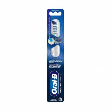 Зубная щетка Oral-B Pro-Expert Clinical Средняя жесткость, бело-серая, 1 шт