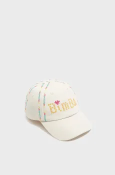 Женская бежевая кепка Бежевый M Bimba Y Lola 251BAGO22.10070