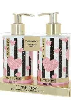 Набор для рук Vivian Gray Love Bomb (жидкое крем-мыло, 250 мл + лосьон для рук, 250 мл)