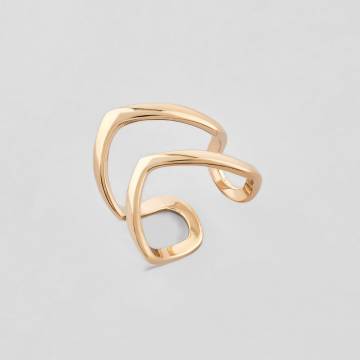Серебряные кольца с позолотой Minimal К0037ж Серебряные кольца с позолотой Minimal К0037ж