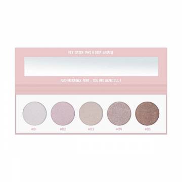 Палетка теней для век Miyo The Five Points Palette 08 Very Me, 6.5 г Палетка теней для век Miyo The Five Points Palette 08 Very Me, 6.5 г