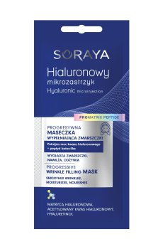 Маска для лица Soraya Hyaluronic Microinjection Progressive Wrinkle Filling Mask, 8 мл
