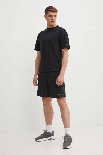 Футболка Reebok Active Collective мужская цвет чёрный однотонная 100075748 Футболка Reebok Active Collective мужская цвет чёрный однотонная 100075748