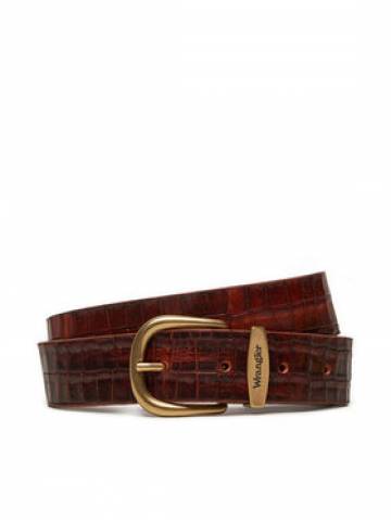 Wrangler Чоловічий ремінь Alligator 112358333 Коричневий Wrangler Чоловічий ремінь Alligator 112358333 Коричневий