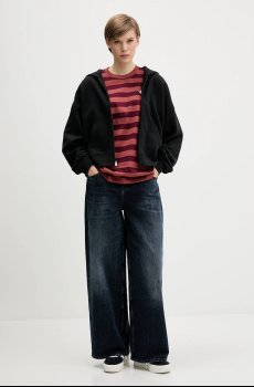 Хлопковая футболка adidas Originals STRIPED SS TEE