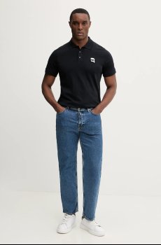 Хлопковое поло Karl Lagerfeld