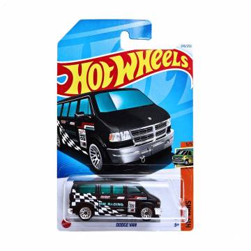 Базовый автомобиль Hot Wheels Dodge Van, черный с белыми кубиками, от 3 лет, 11*3.5*11 см (5785) Базовый автомобиль Hot Wheels Dodge Van, черный с белыми кубиками, от 3 лет, 11*3.5*11 см (5785)