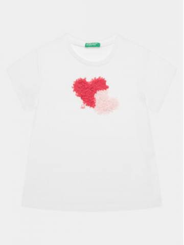 United Colors Of Benetton Футболка 3I1XG10E1 Білий Regular Fit United Colors Of Benetton Футболка 3I1XG10E1 Білий Regular Fit