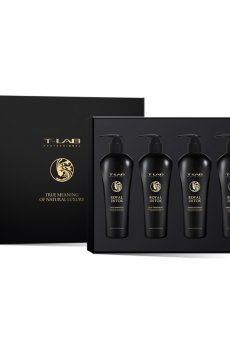Уценка! Набор для волос и тела T-LAB Professional Royal Detox Pure Glowing, 4 предмета