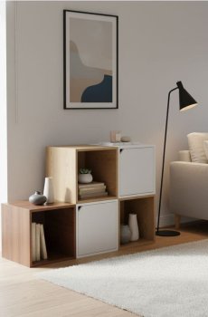 Квадратна полиця - бежевий