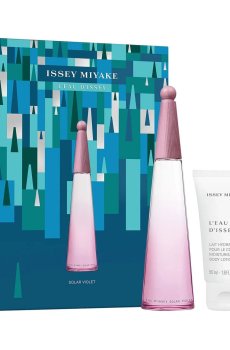 Парфюмированный набор женский Issey Miyake LEau dIssey Solar Violet (туалетная вода, 50 мл + лосьон для тела, 50 мл)