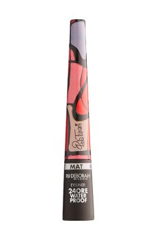 Жидкая водостойкая матовая подводка для глаз Deborah 24Ore Waterproof Eyeliner Black Mat, 2.9 г