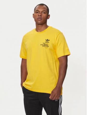adidas Футболка BT IS0183 Жовтий Regular Fit adidas Футболка BT IS0183 Жовтий Regular Fit