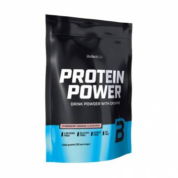 Протеин BioTech USA Protein Power Клубника и банан, в порошке, 1 кг