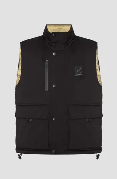 Мужской двусторонний жилет Черный 48 Karl Lagerfeld 544524.505010;916