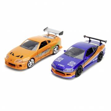 Набір автомоделей Jada Fast and Furious Nissan Silvia S15 і Toyota Supra (253202017)