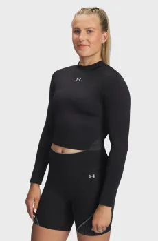 Женский черный лонгслив UA Vanish Seamless LS Черный M Under Armour 6000645-004