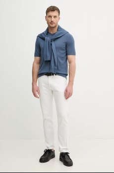 Шерстяная футболка BOSS H-Umauro