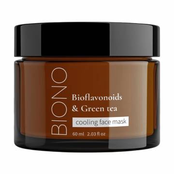 Охлаждающая маска для лица Biono Bioflavonoids & Green Tea Cooling Face Mask, 60 мл