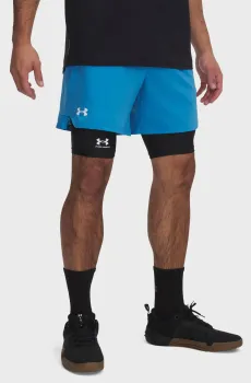Мужские голубые шорты UA Vanish Woven 6in Shorts Голубой S Under Armour 1373718-452