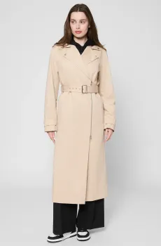Женский бежевый тренч Бежевый 38 HUGO 50542278;274