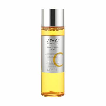 Осветляющий тонер для лица Missha Vita C Plus Brightening Toner с витамином C, 200 мл Осветляющий тонер для лица Missha Vita C Plus Brightening Toner с витамином C, 200 мл