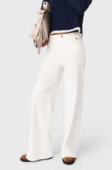 Женские белые джинсы Белый 36 MAJE MFPJE00792_White