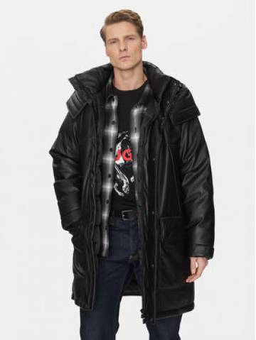 HUGO Куртка зі штучної шкіри Misian2441 50522494 Чорний Relaxed Fit HUGO Куртка зі штучної шкіри Misian2441 50522494 Чорний Relaxed Fit