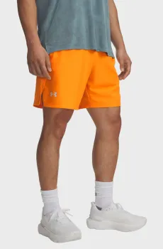Мужские оранжевые шорты UA LAUNCH 7 SHORTS Оранжевый S Under Armour 1382620-793