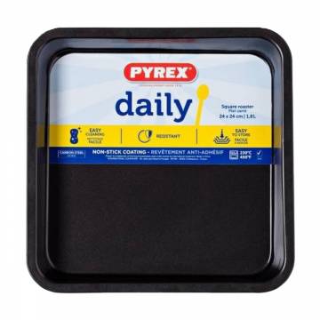 Форма для выпечки и запекания PYREX Daily квадратная, 1.8 л, 24*24*4 см (DM26SR6) Форма для выпечки и запекания PYREX Daily квадратная, 1.8 л, 24*24*4 см (DM26SR6)