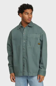 Мужская мятная рубашка Boxy Fit Ментоловый XXL G-Star RAW D23007,D300