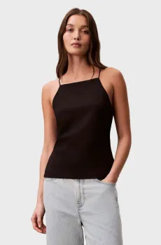 Женский черный топ PONTE Черный S Calvin Klein Jeans LV044F206G