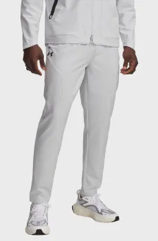 Мужские светло-серые спортивные брюки UA Unstoppable Tapered Pants-GRY Серый XL Under Armour 6003861-014