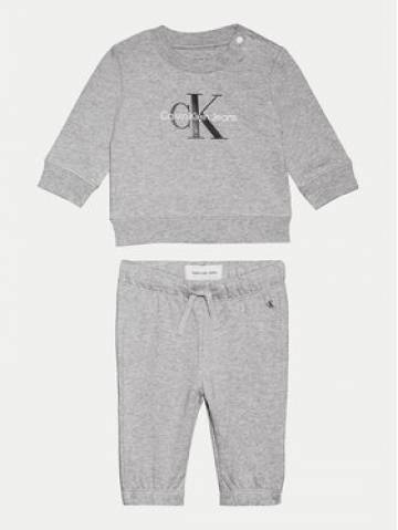 Calvin Klein Jeans Спортивний костюм Monogram IN0IN00017 Сірий Regular Fit Calvin Klein Jeans Спортивний костюм Monogram IN0IN00017 Сірий Regular Fit