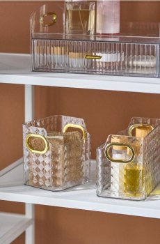 Органайзер для ванної - clear