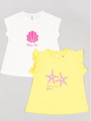 Zippy Набір з 2 футболок ZBGAP0303 23014 Кольоровий Regular Fit Zippy Набір з 2 футболок ZBGAP0303 23014 Кольоровий Regular Fit