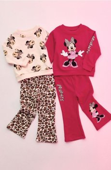 Легінси кльош з принтом 2 pack Minnie Mouse - гібіскус