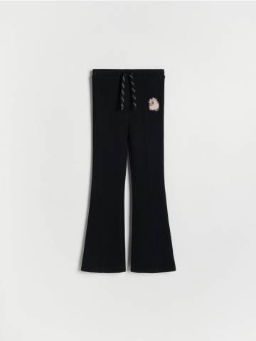 Reserved - GIRLS` TROUSERS - чорний - 726BF-99X Reserved - GIRLS` TROUSERS - чорний - 726BF-99X