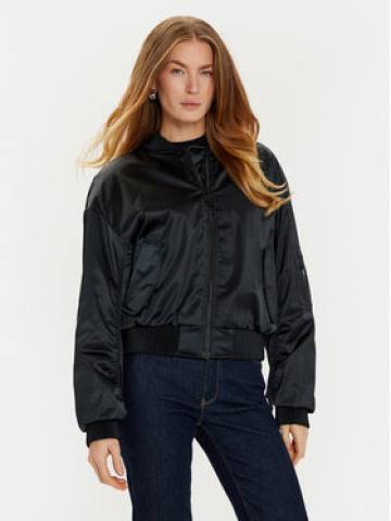 Guess Куртка бомбер Aurore W4BL48 WGKK2 Чорний Regular Fit Guess Куртка бомбер Aurore W4BL48 WGKK2 Чорний Regular Fit