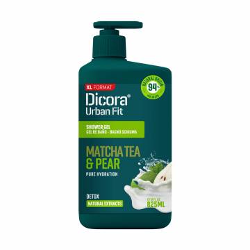 Очищающий гель для душа Dicora Urban Fit Детокс Чай Матча и груша, 825 мл Очищающий гель для душа Dicora Urban Fit Детокс Чай Матча и груша, 825 мл