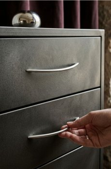 Заокруглені меблеві ручки 2 pack - срібний