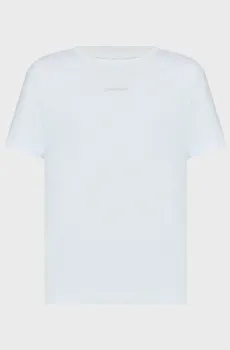 Мужская белая футболка CREW NECK TEE Белый M Calvin Klein KM0KM01138