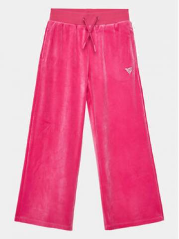 Guess Спортивні штани J4RQ16 KBXI2 Рожевий Wide Leg Guess Спортивні штани J4RQ16 KBXI2 Рожевий Wide Leg